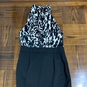 Cheetah print Halter dress